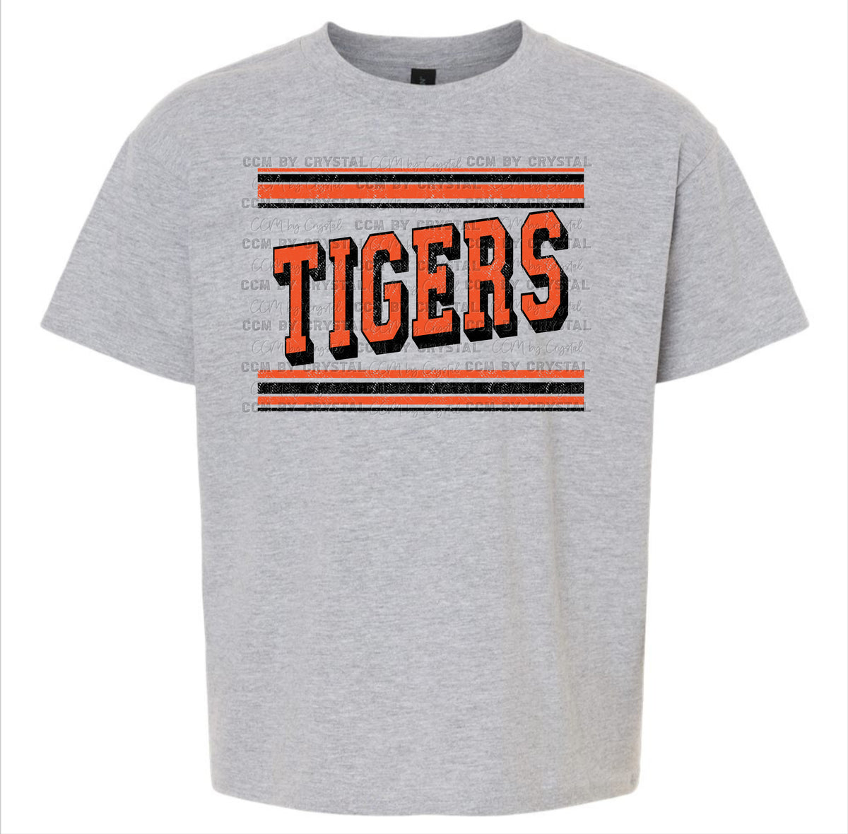 Tigers Black Orange T-Shirt