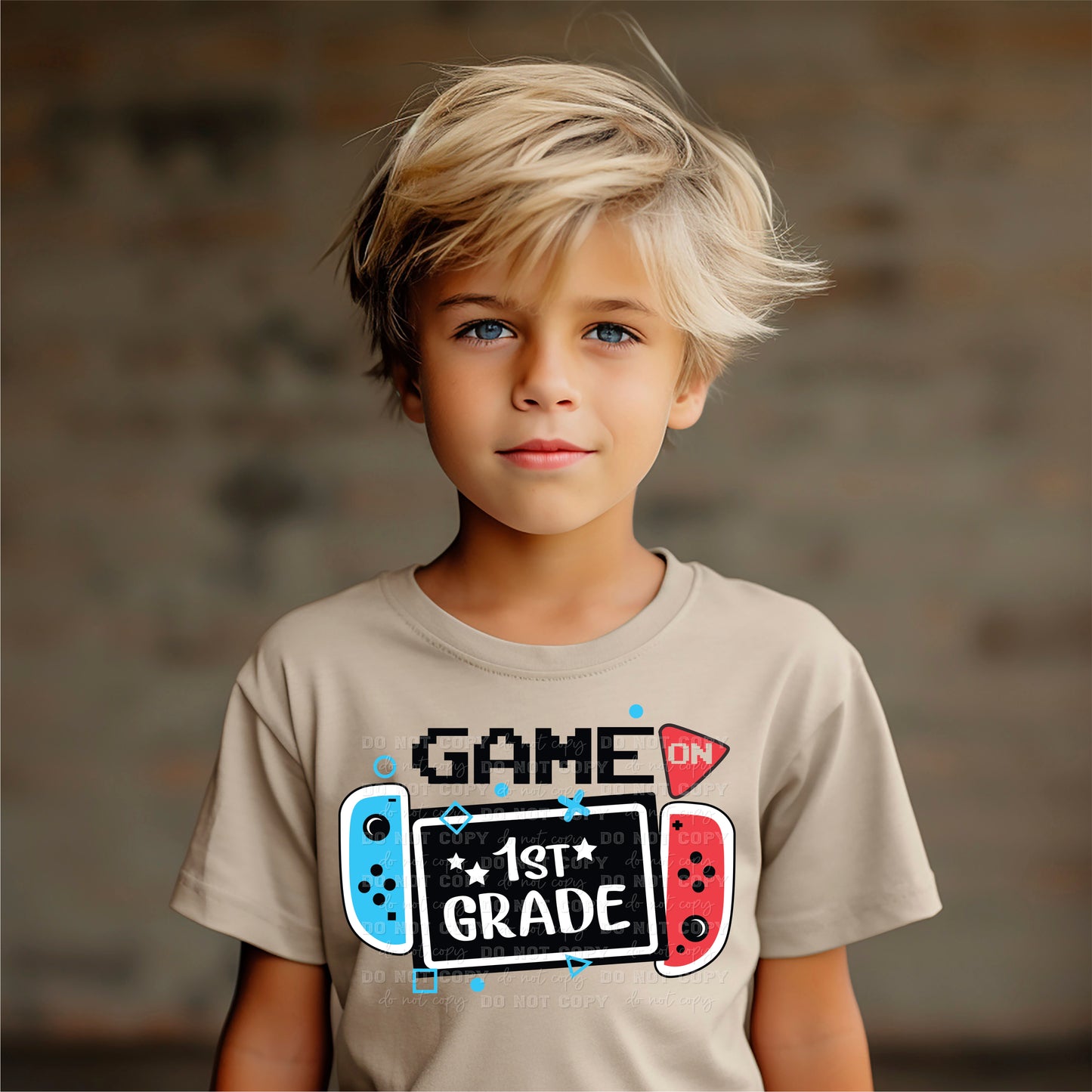 Back to School Game On 1st Grade Ready to Press Transfer