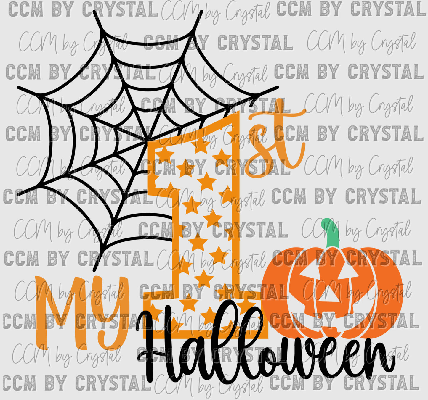 My 1st Halloween Ready to Press Transfer DTF Transfer Sublimation Transfer