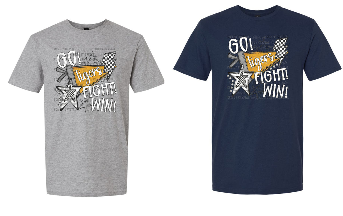 Gold Go Fight Win Goliad Tigers T Shirt