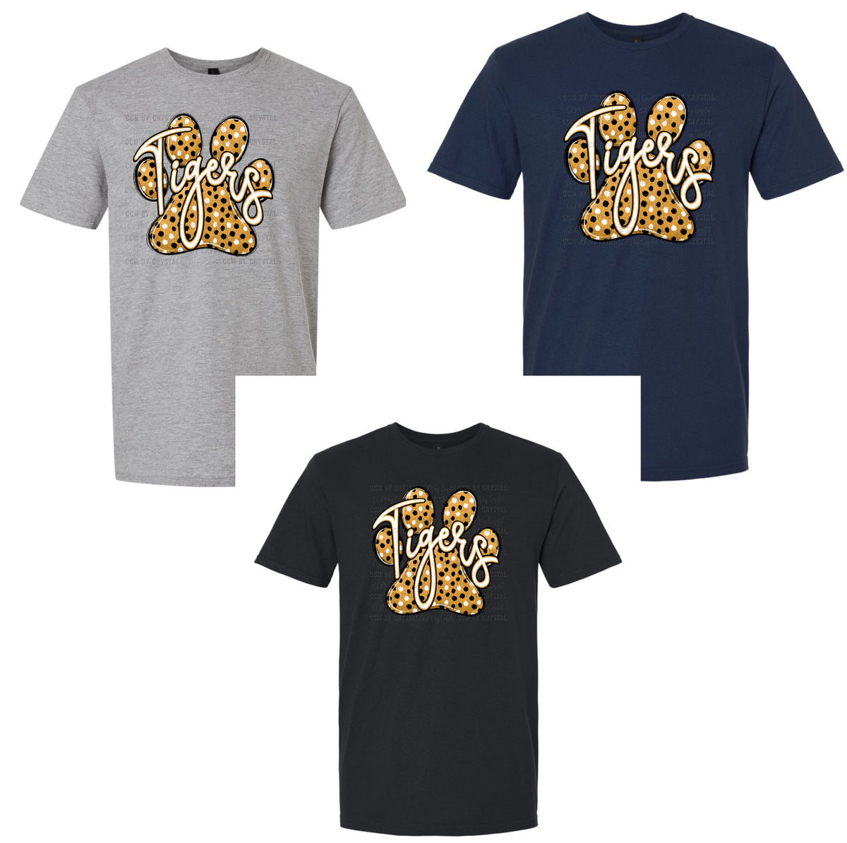 Gold Paw Goliad Tigers T Shirt
