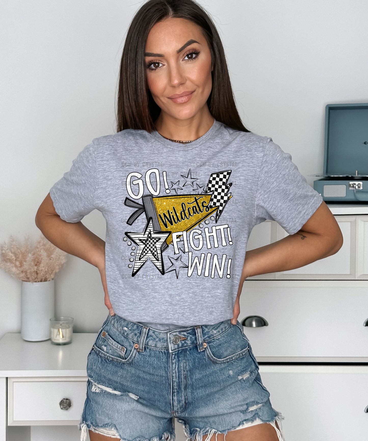 Black Gold Go Wildcats T Shirt