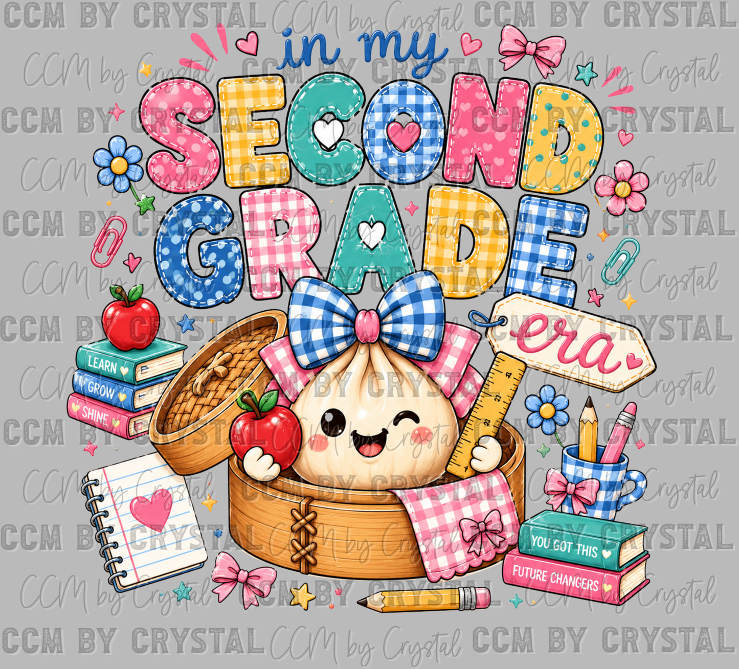 2nd Grade Era Back to School Ready to Press DTF Transfers Sublimation Transfers