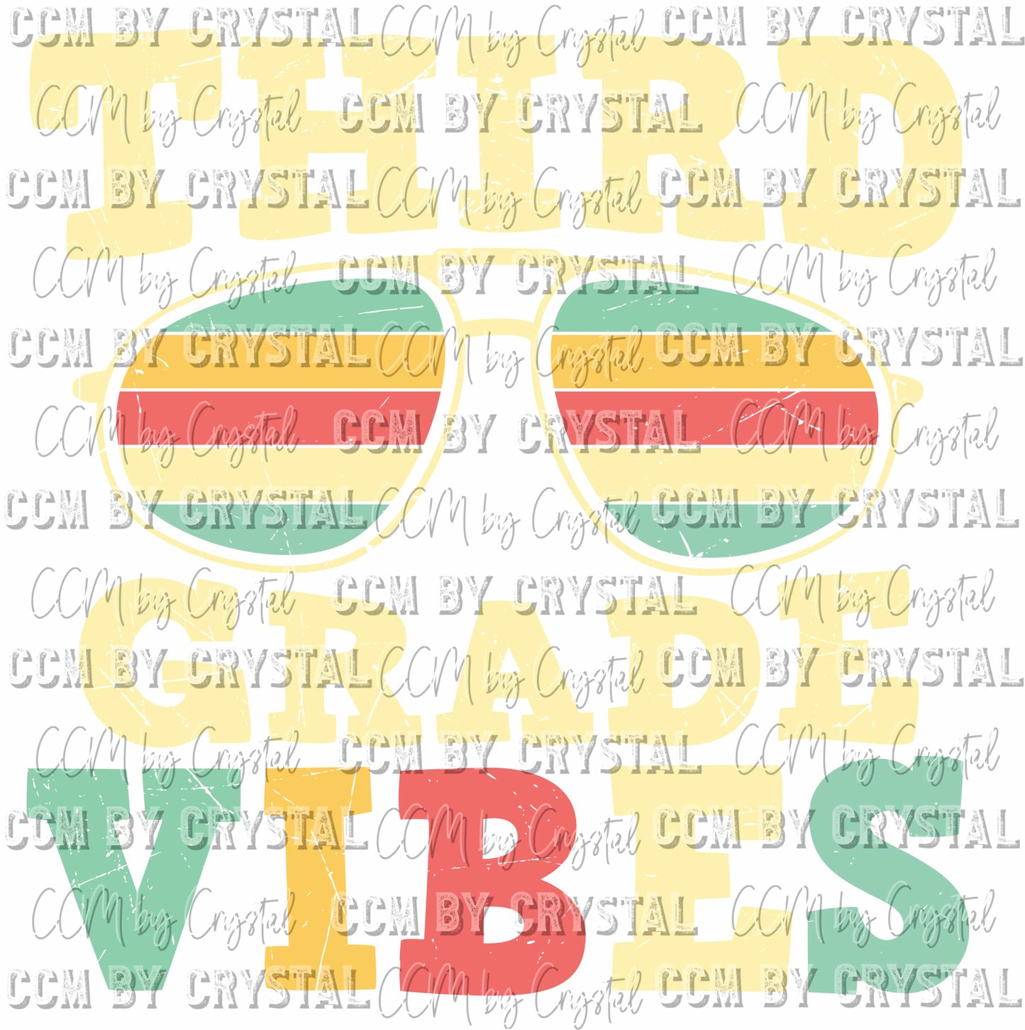 Third Grade Vibes Ready to Press Transfer