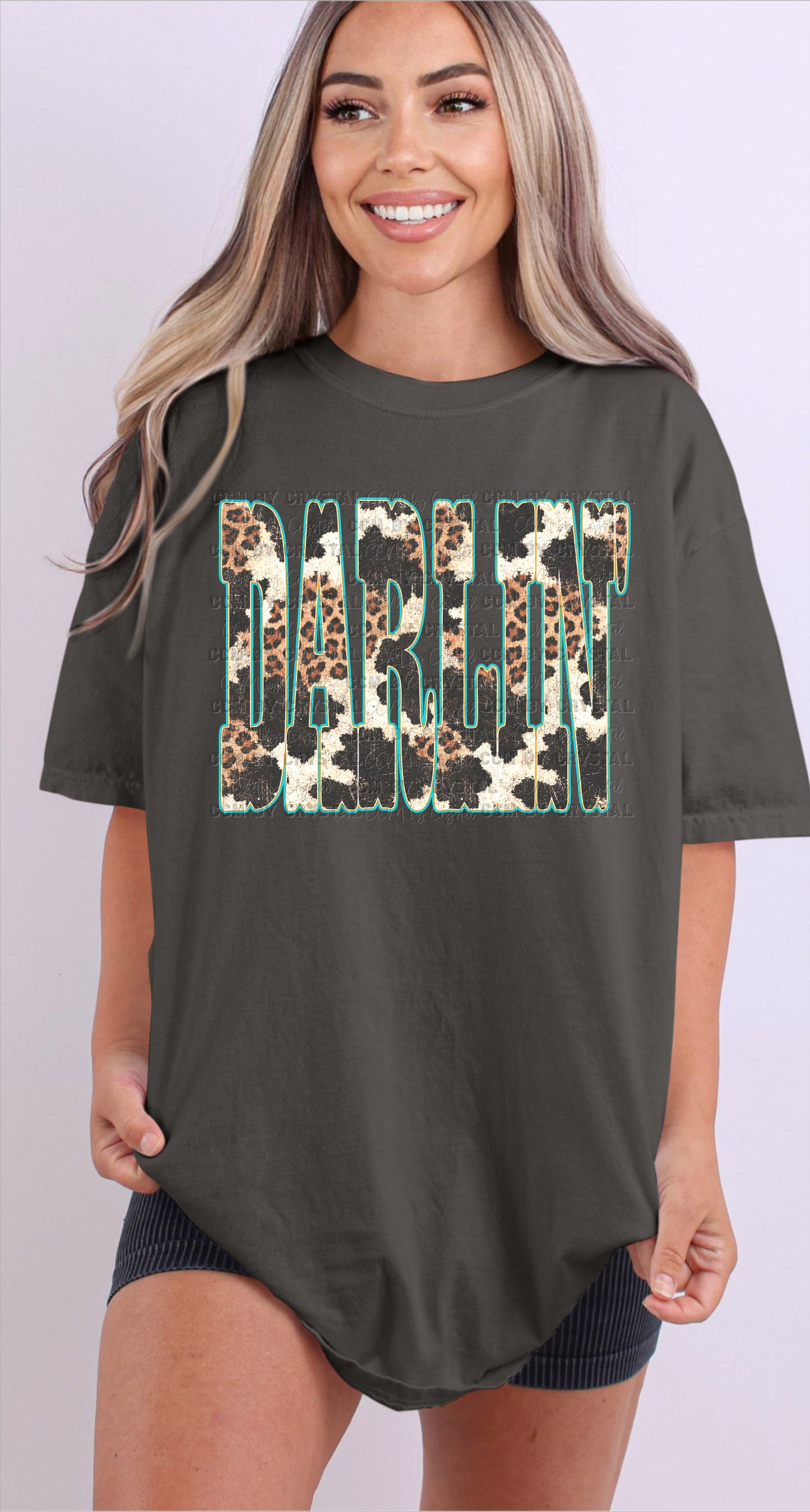 Darlin Leopard Cow DTF Transfer Sublimation Transfer