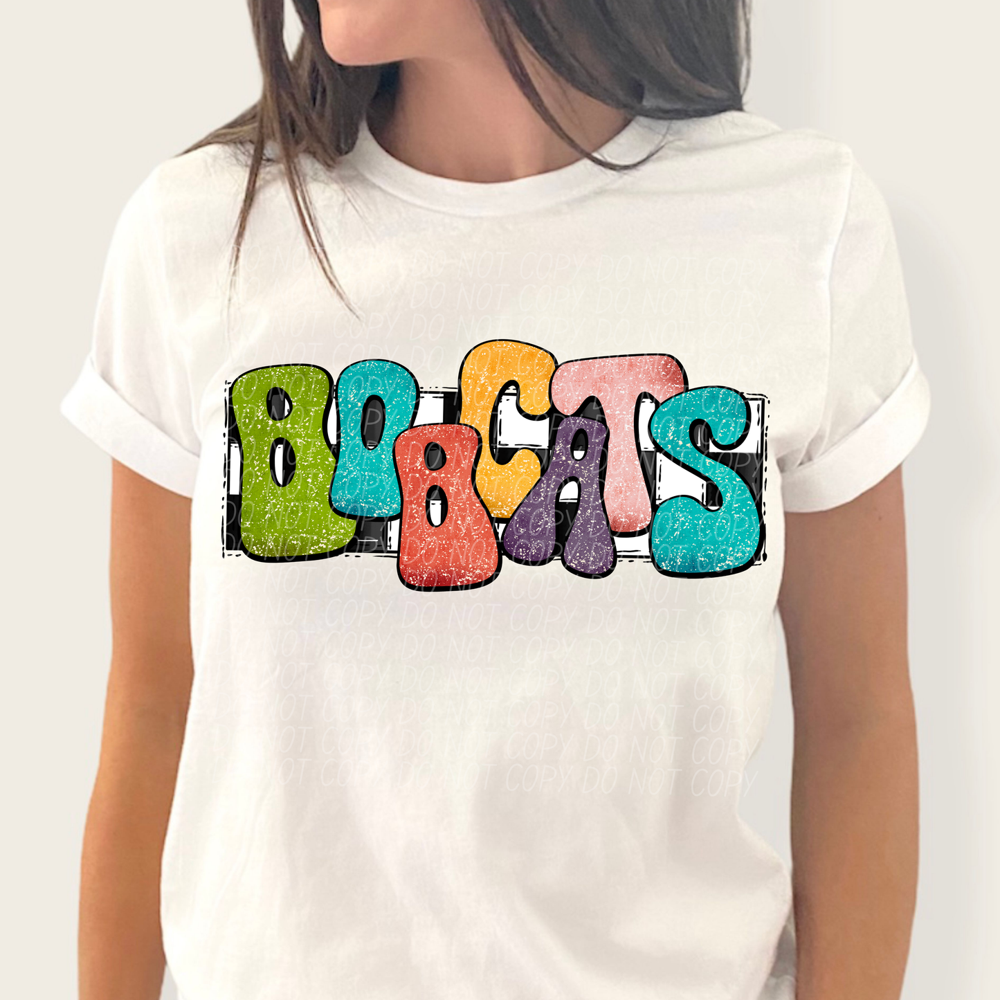 Bobcats Retro Mascot Ready to Press Transfer DTF Transfer Sublimation Transfer