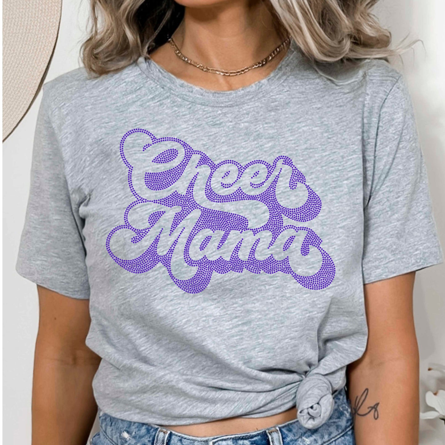 Cheer Mama 11" Wide Spangle Ready to Press Spangle Transfer Sparkle Bling