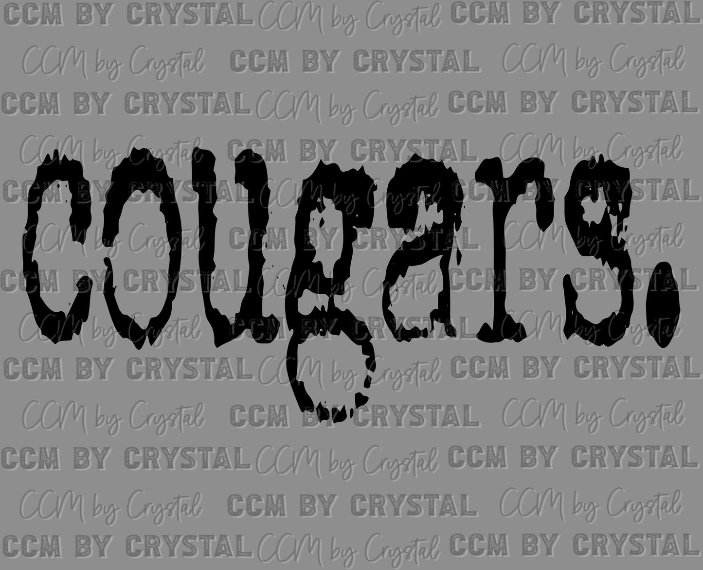 Cougars Ready to Press Transfer DTF Transfer Sublimation Transfer