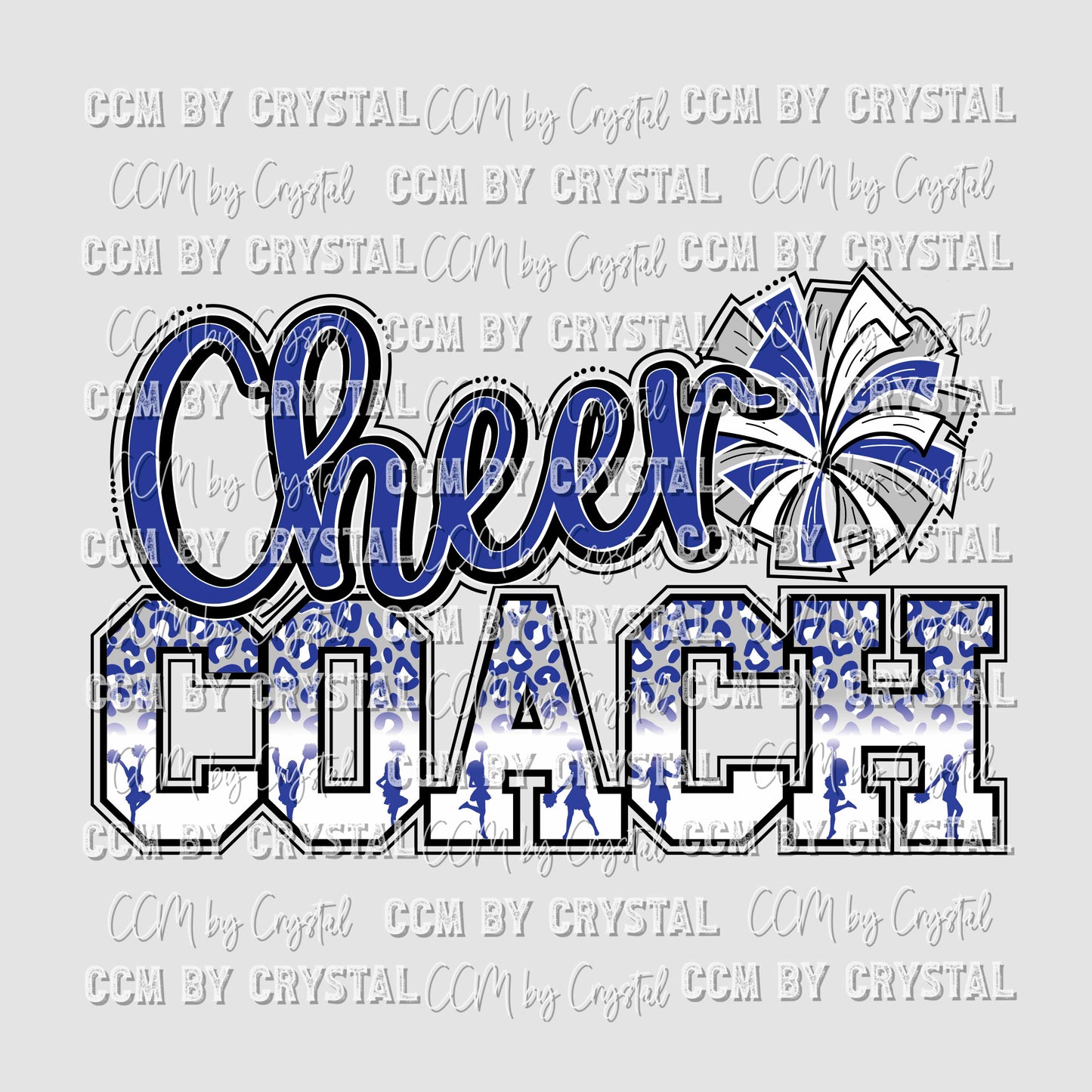 Cheer Coach Blue Ready to Press Transfer