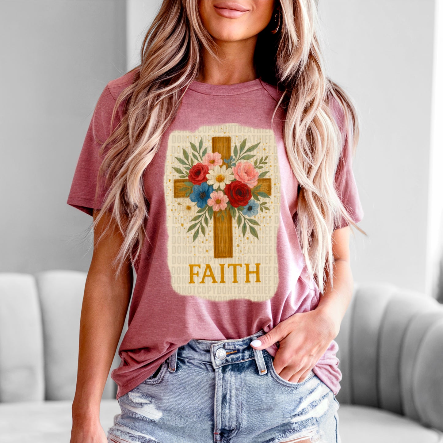Cross Faith Ready to Press Transfer DTF Transfer Sublimation Transfer