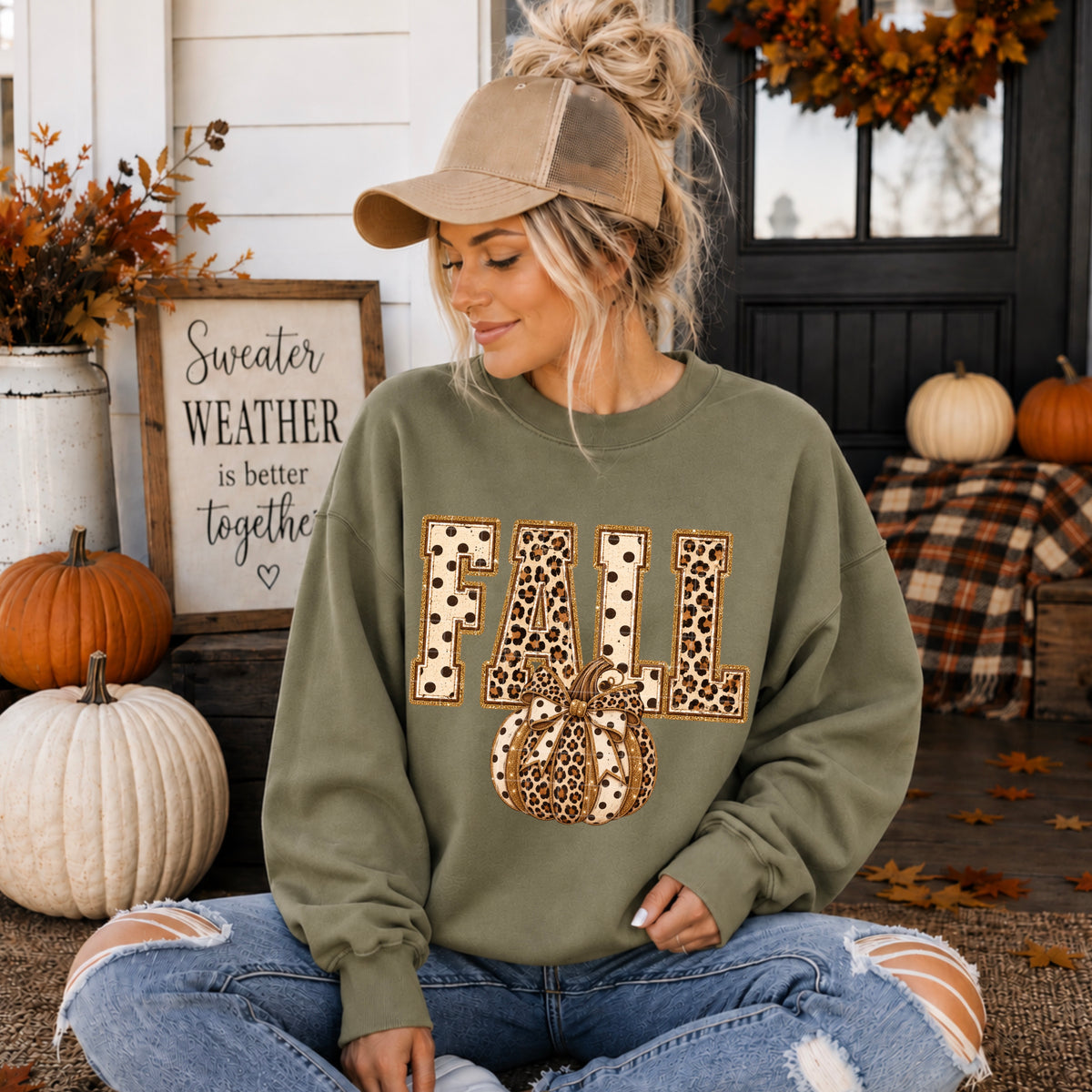 Leopard Fall Pumpkin Ready to Press DTF Transfers Sublimation Transfers