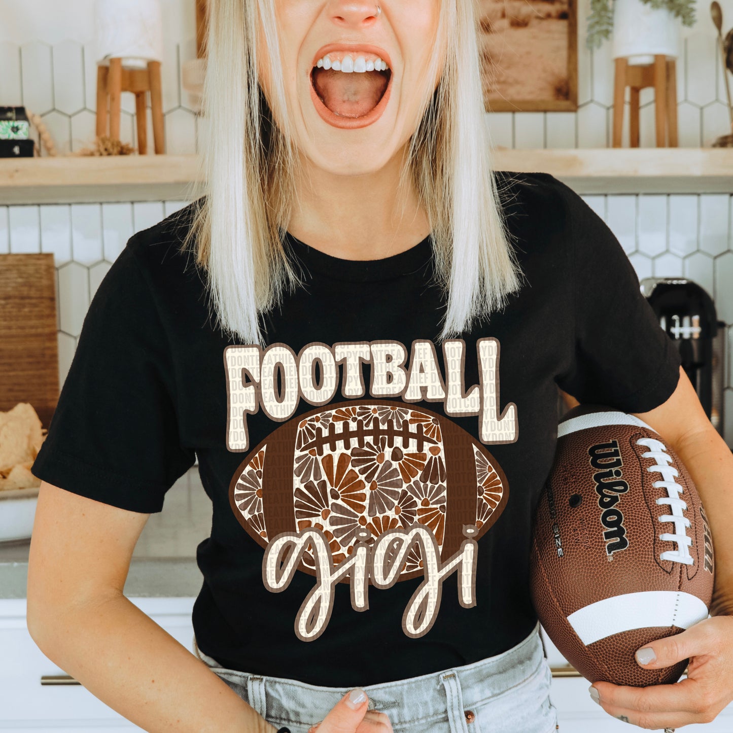 Football Gigi Ready to Press Transfer DTF Transfer Sublimation Transfer
