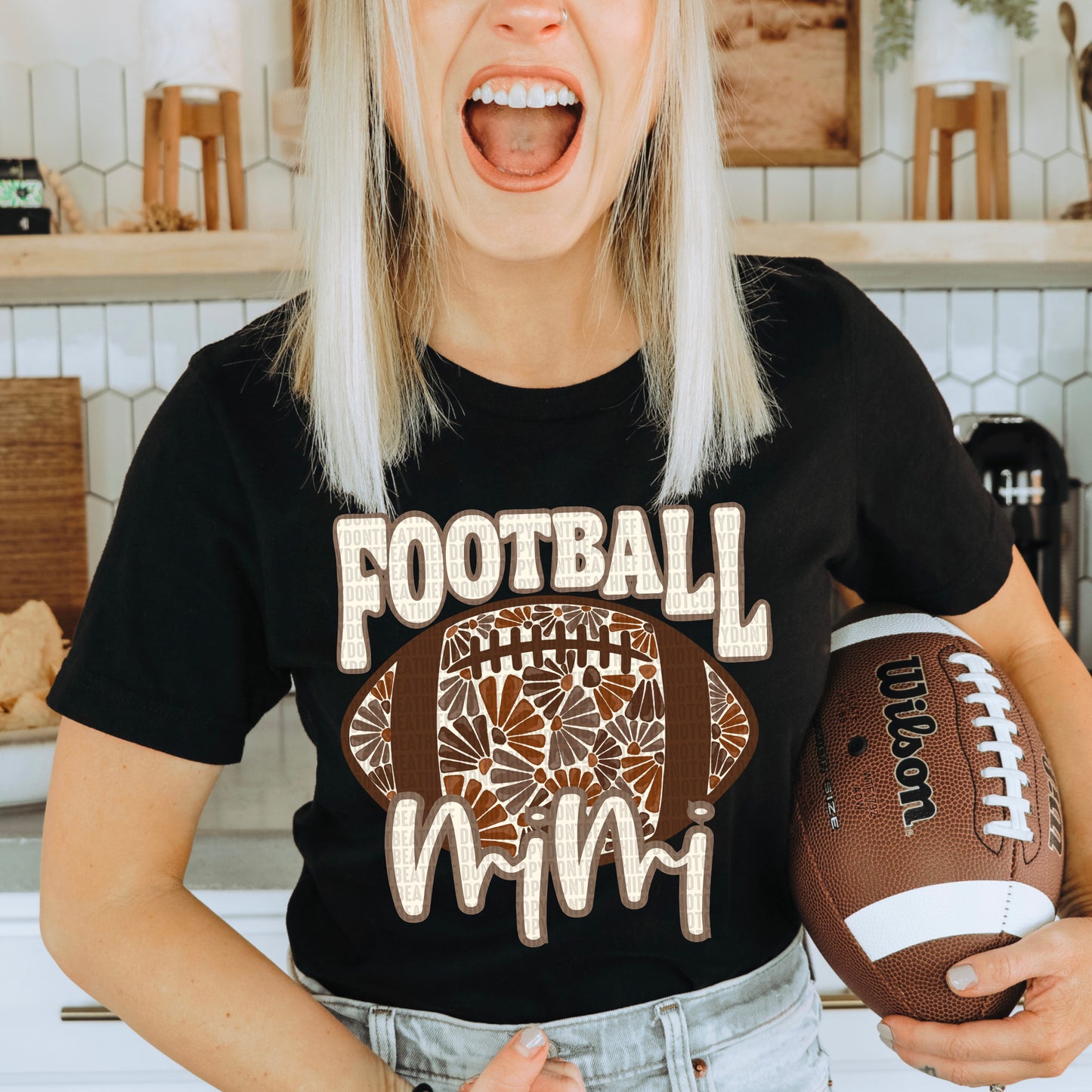 Football Mimi Ready to Press Transfer DTF Transfer Sublimation Transfer