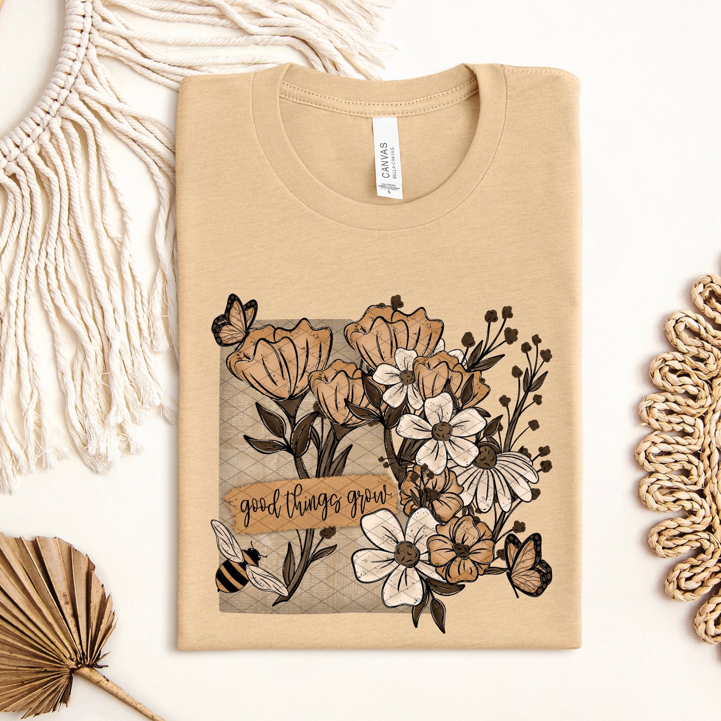 Good Things Grow Spring Ready to Press Instant Peel DTF Transfers Sublimation Transfers