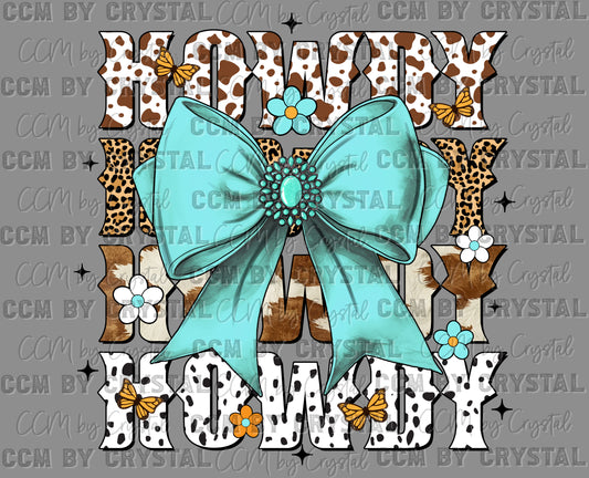 Western Howdy Coquette Ready to Press Transfer DTF Transfer Sublimation Transfer