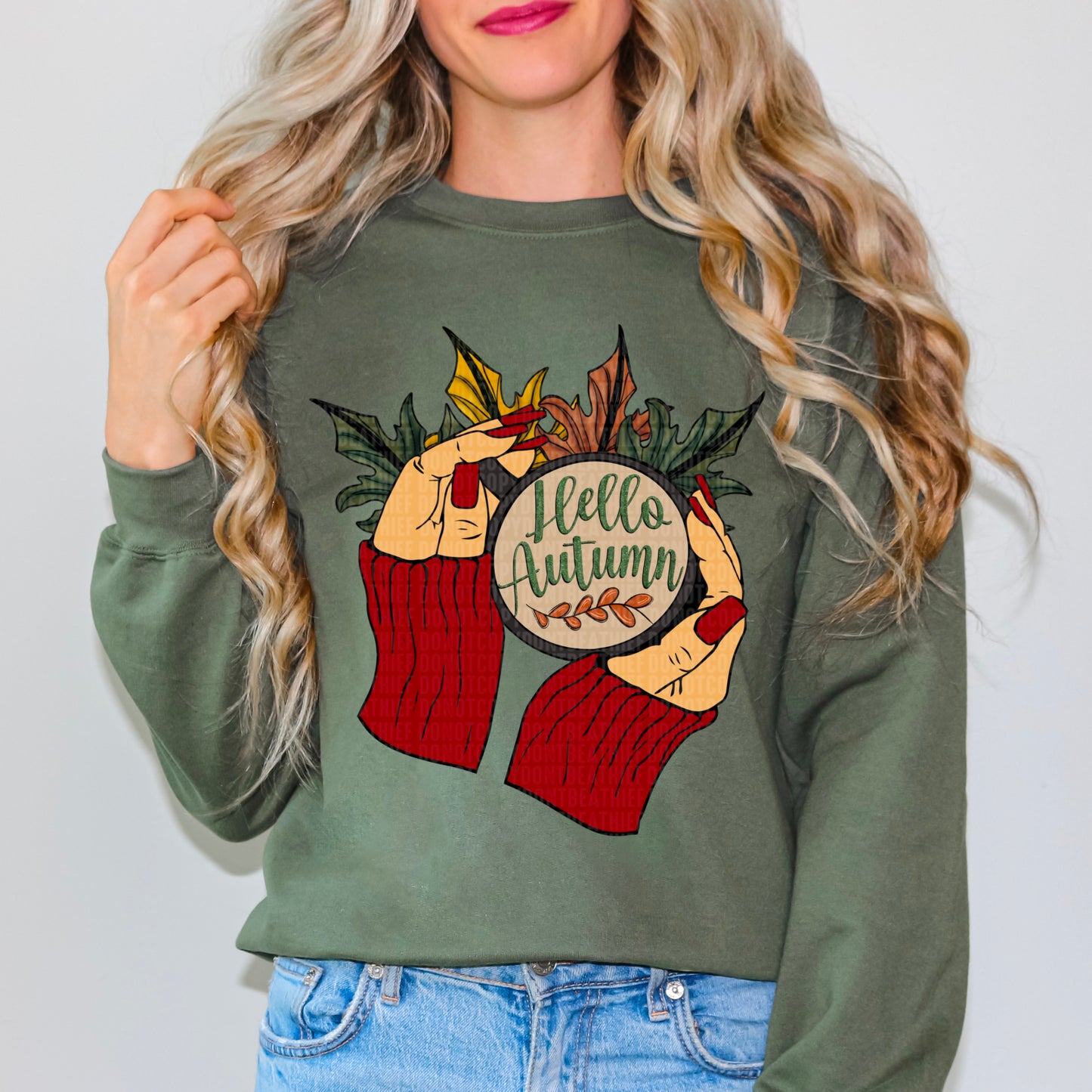 Hello Autumn Ready to Press DTF Transfer Sublimation Transfer