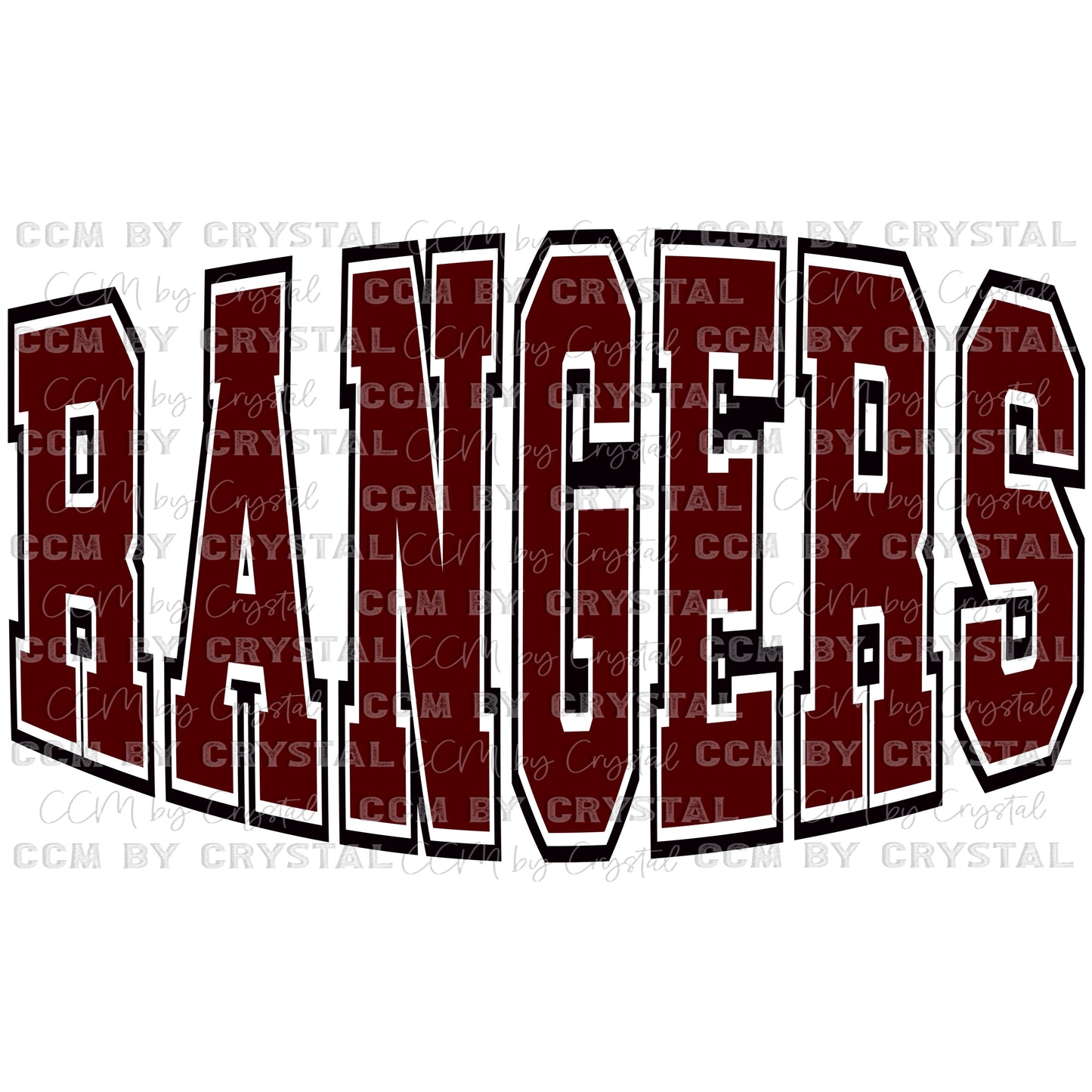 Rangers Mascot PNG Digital File ONLY