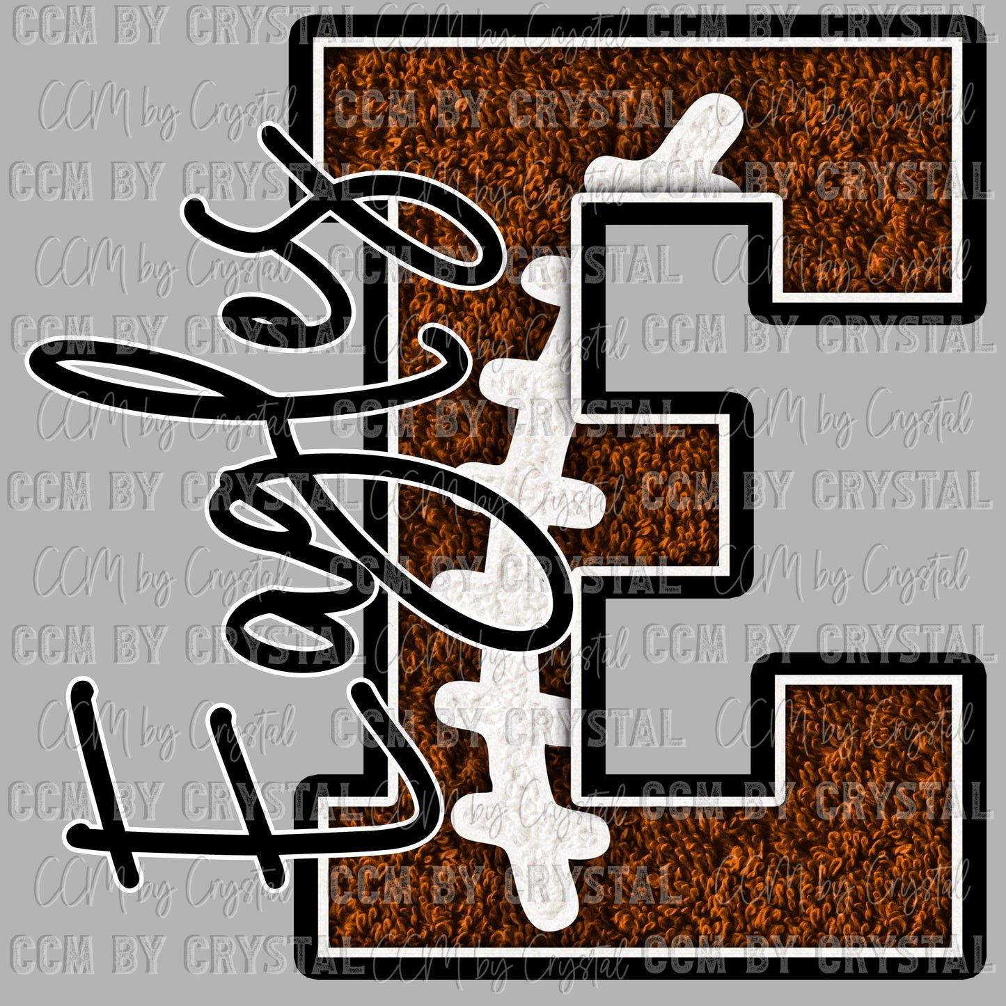 E Eagles Football Ready To Press Transfer DTF Sublimation