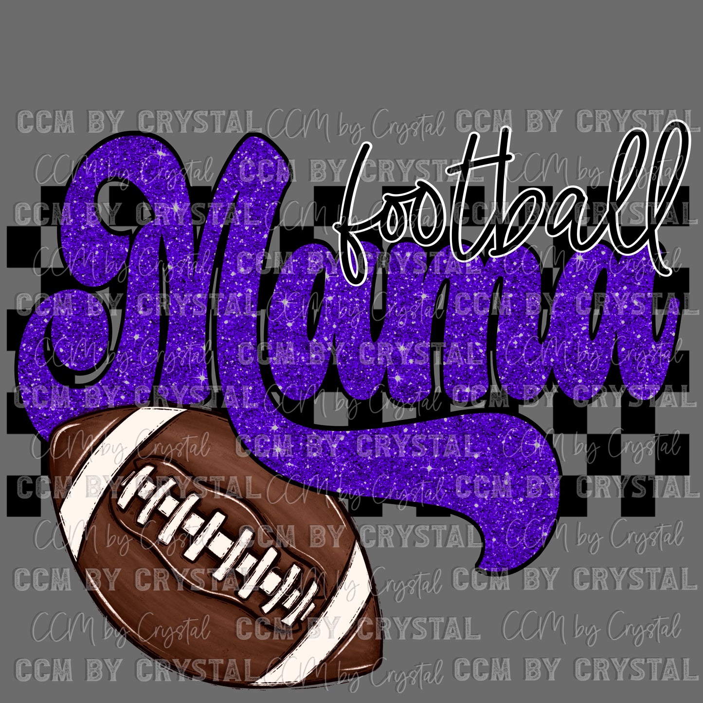 Football Mama Ready to Press Transfer DTF Transfer Sublimation Transfer