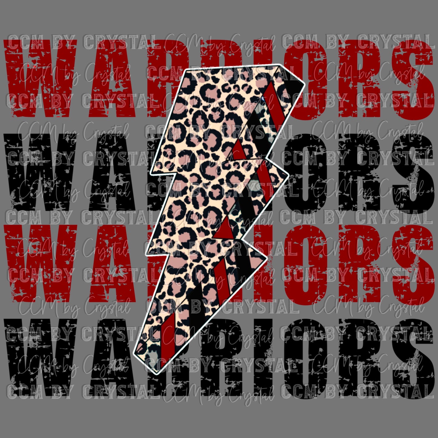 Warriors Mascot Ready to Press Transfer DTF Transfer Sublimation Transfer