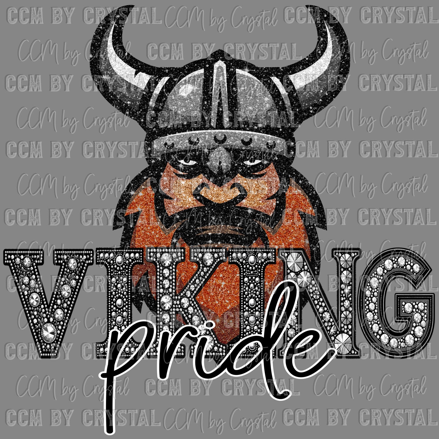 Viking Pride Mascot Ready to Press Transfer DTF Transfer Sublimation Transfer