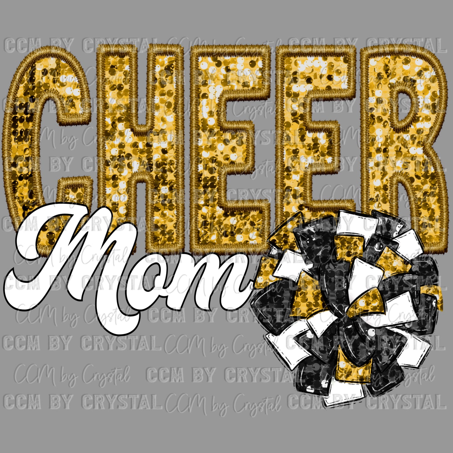 Cheer Mom Ready to Press Transfer DTF Transfer Sublimation Transfer