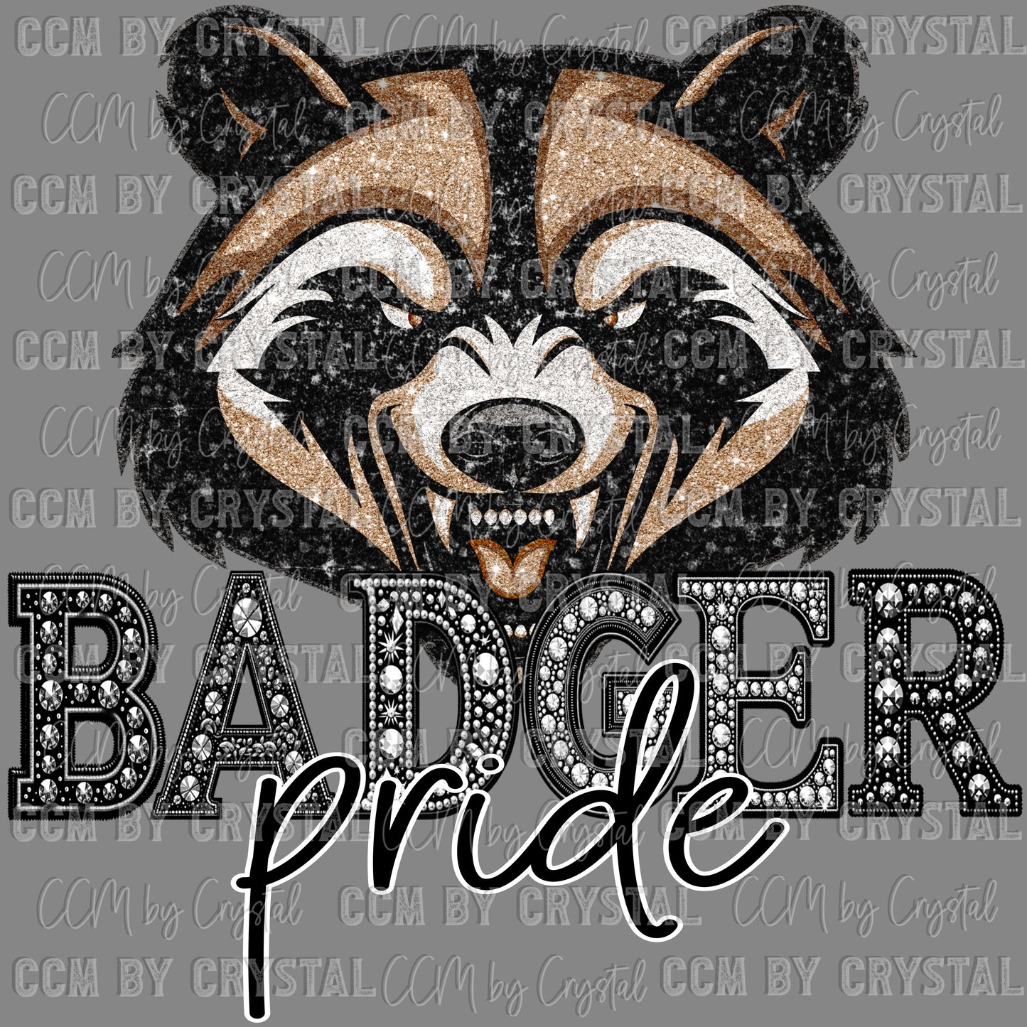 Badger Pride PNG Digital File ONLY