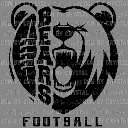 Bears Football Ready to Press Transfer DTF Transfer Sublimation Transfer