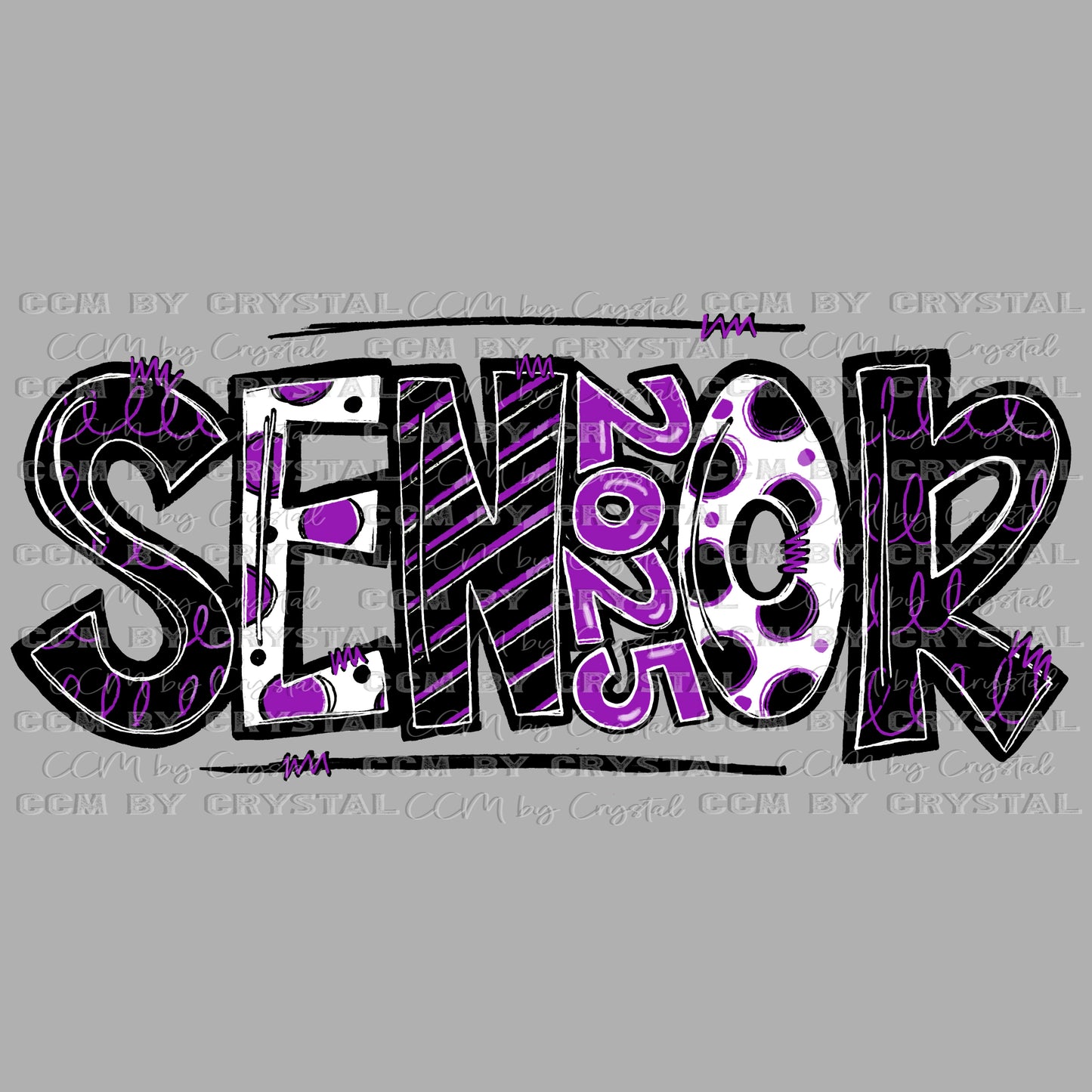 Senior 2025 Ready to Press Transfer DTF Transfer Sublimation Transfer