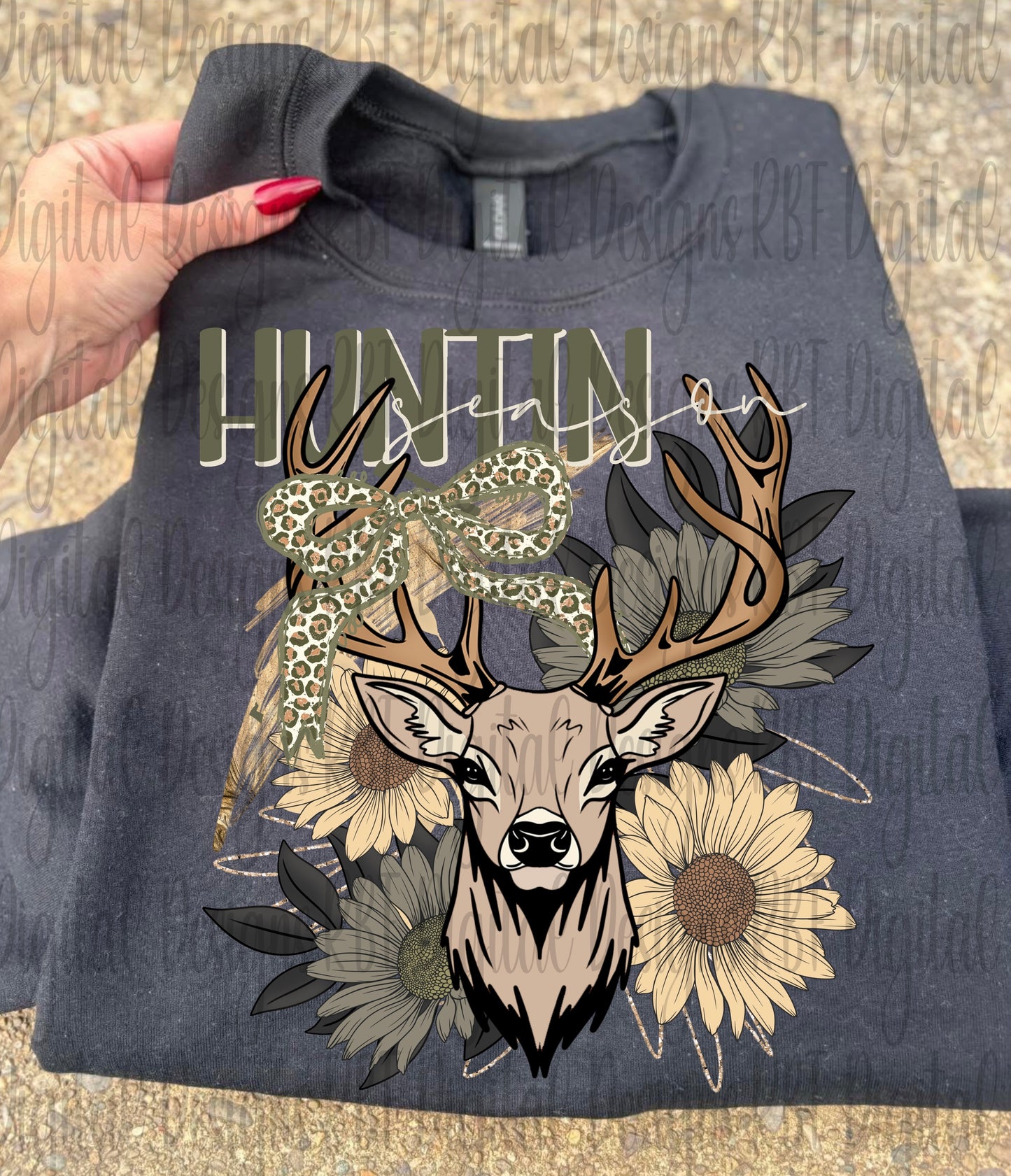 Hunting Season Deer Hunting Season Ready to Press Instant Peel DTF Transfers Sublimation Transfers