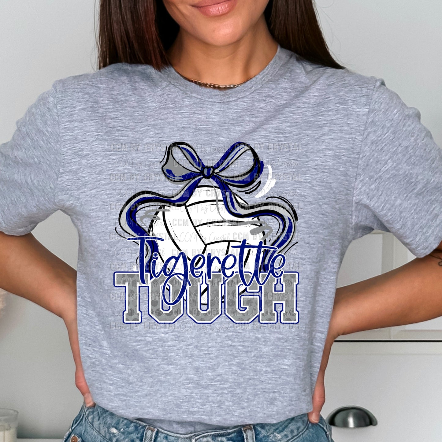 Goliad Tigerette Tough Volleyball T-Shirt