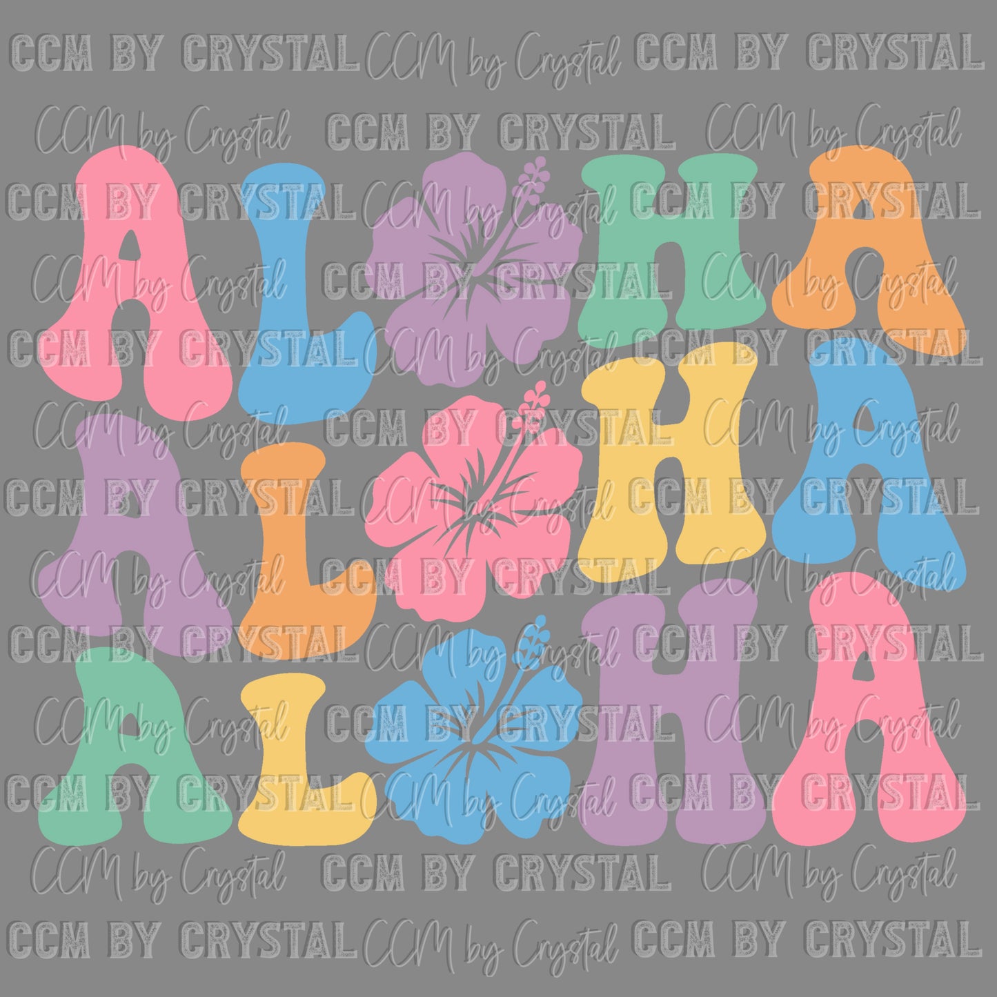 Aloha Ready to Press Transfer DTF Transfer Sublimation Transfer
