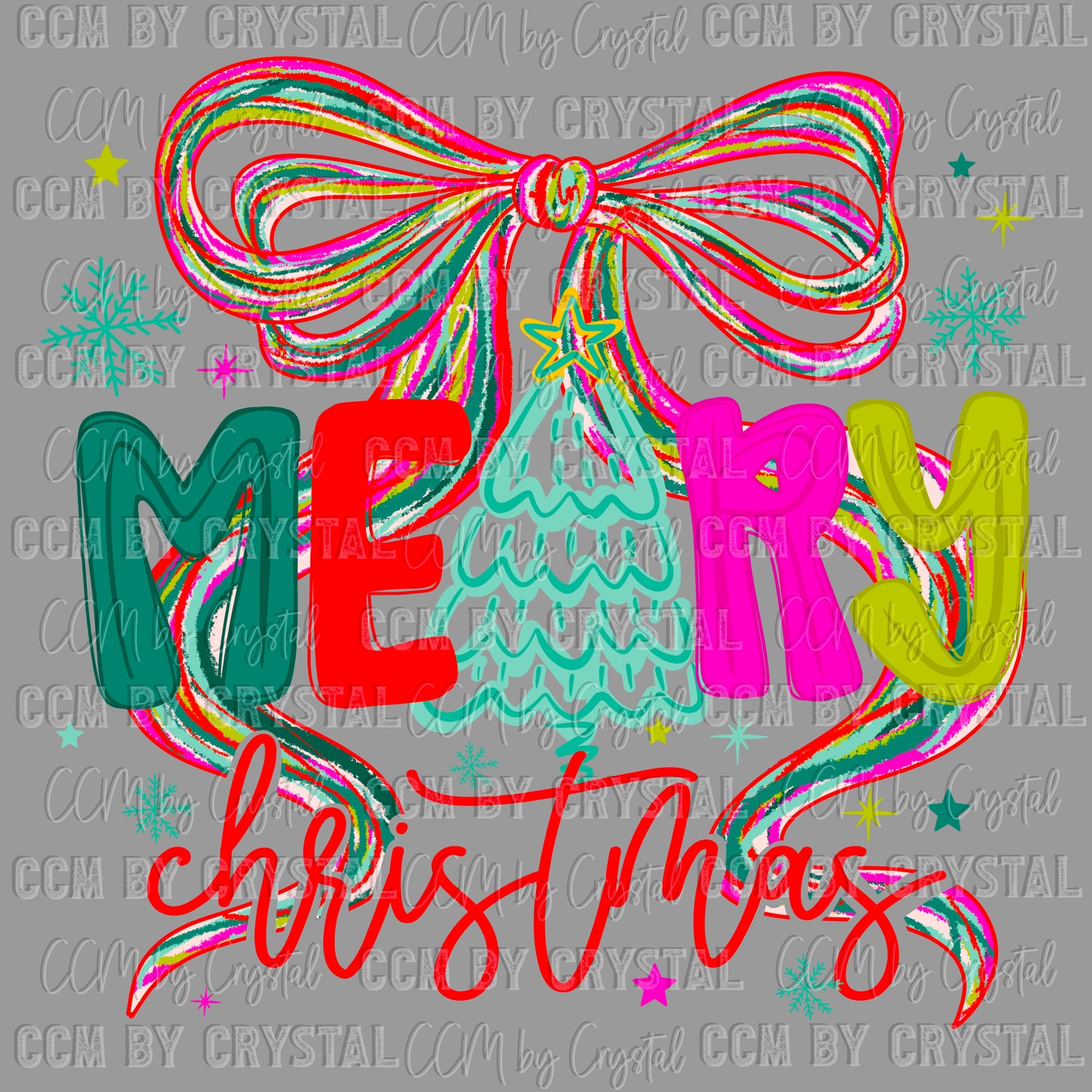 Merry Christmas Ready to Press Transfer DTF Transfer Sublimation Transfer