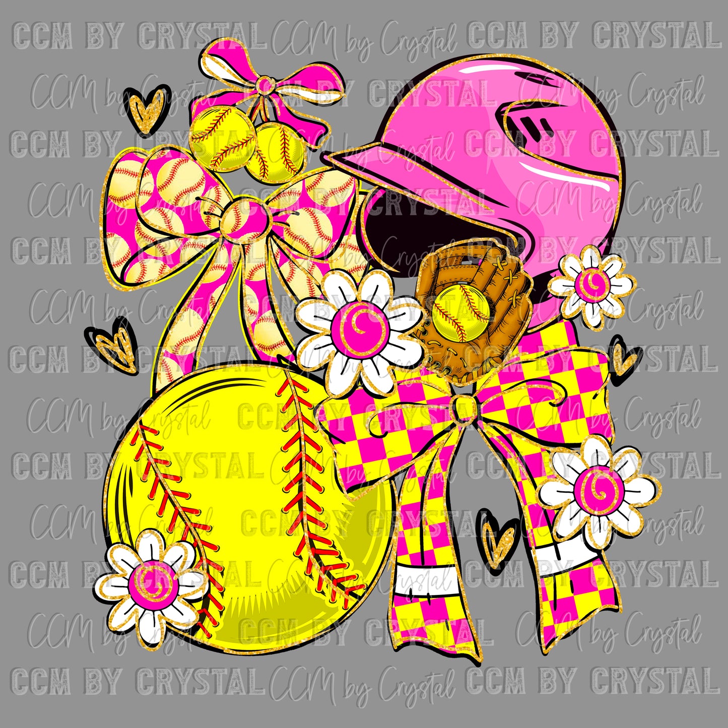 Softball Mascot Sports Ready to Press Transfer DTF Transfer Sublimation Transfer