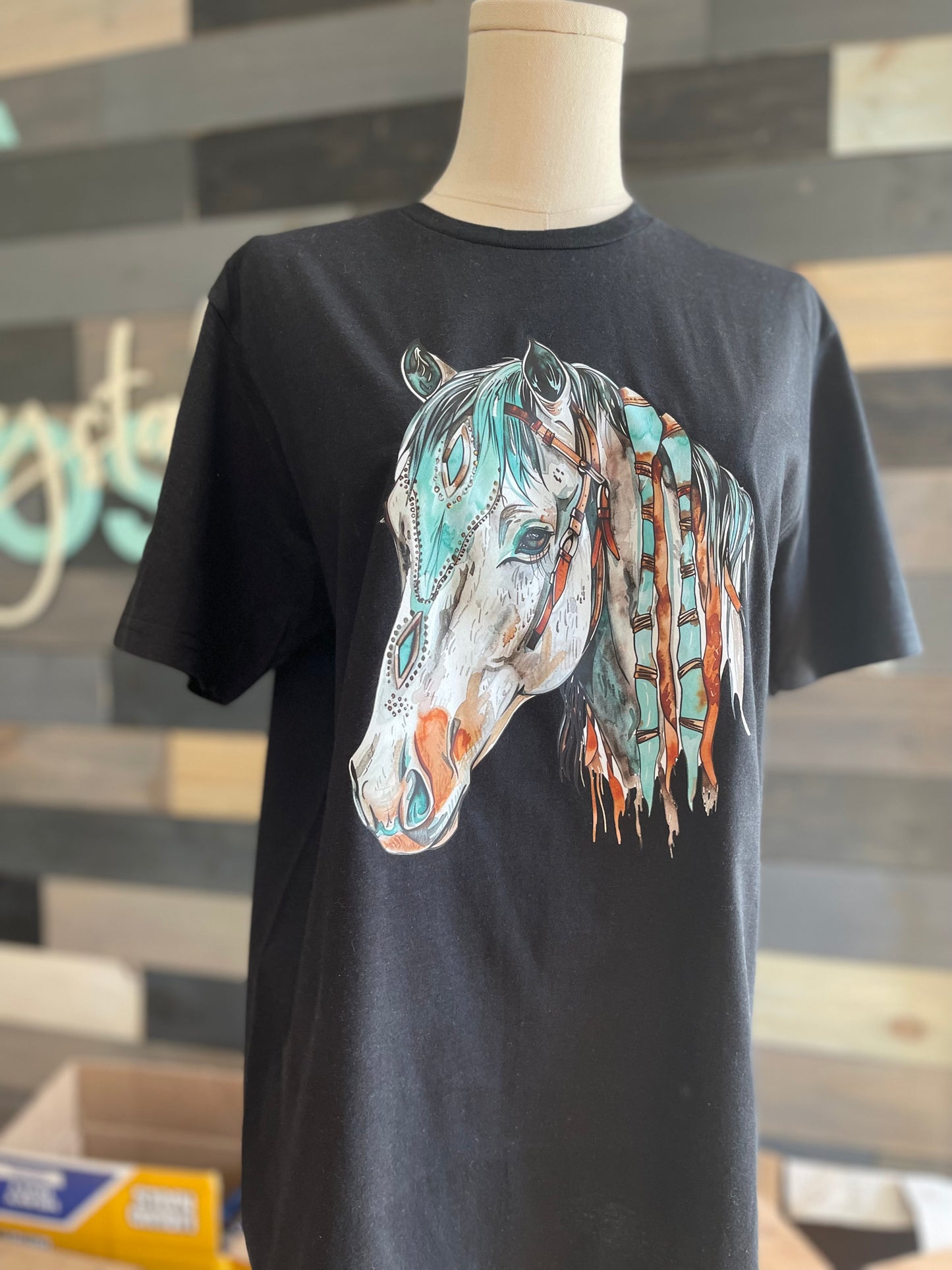 Western Horse DTF T-Shirt