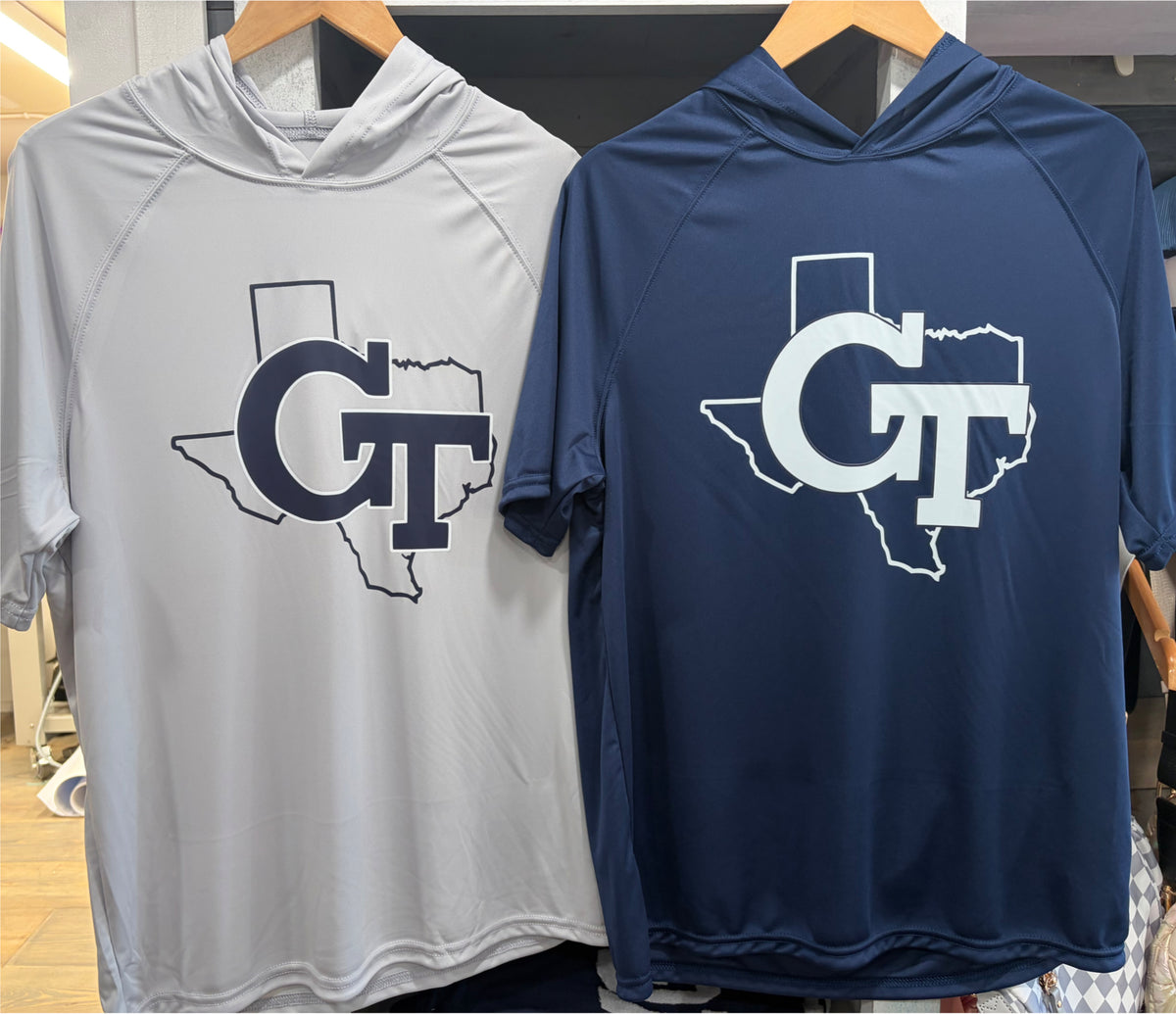 Goliad Gt Texas Hooded Dri-Fit Short Sleeve T-Shirt
