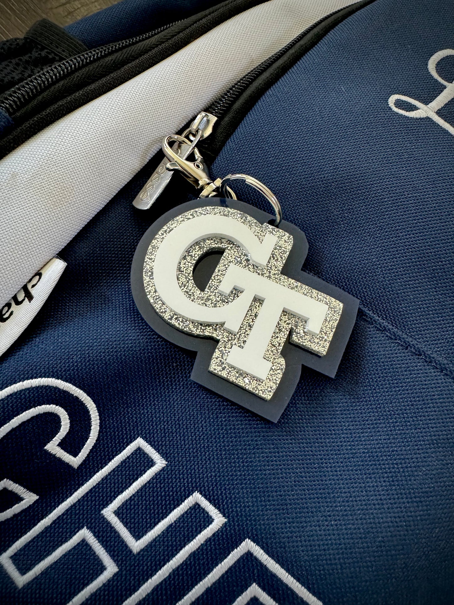 Goliad Tigers Keychain Backpack Tag