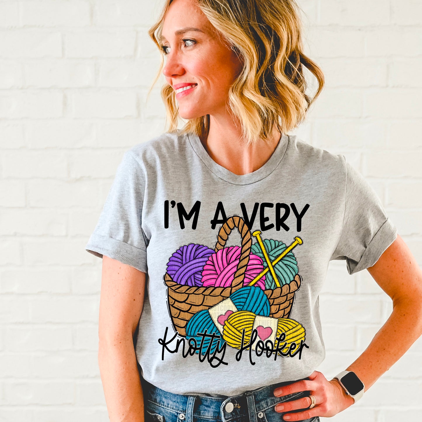 I'm A Very Knotty Hooker Ready to Press Transfer DTF Transfer Sublimation Transfer