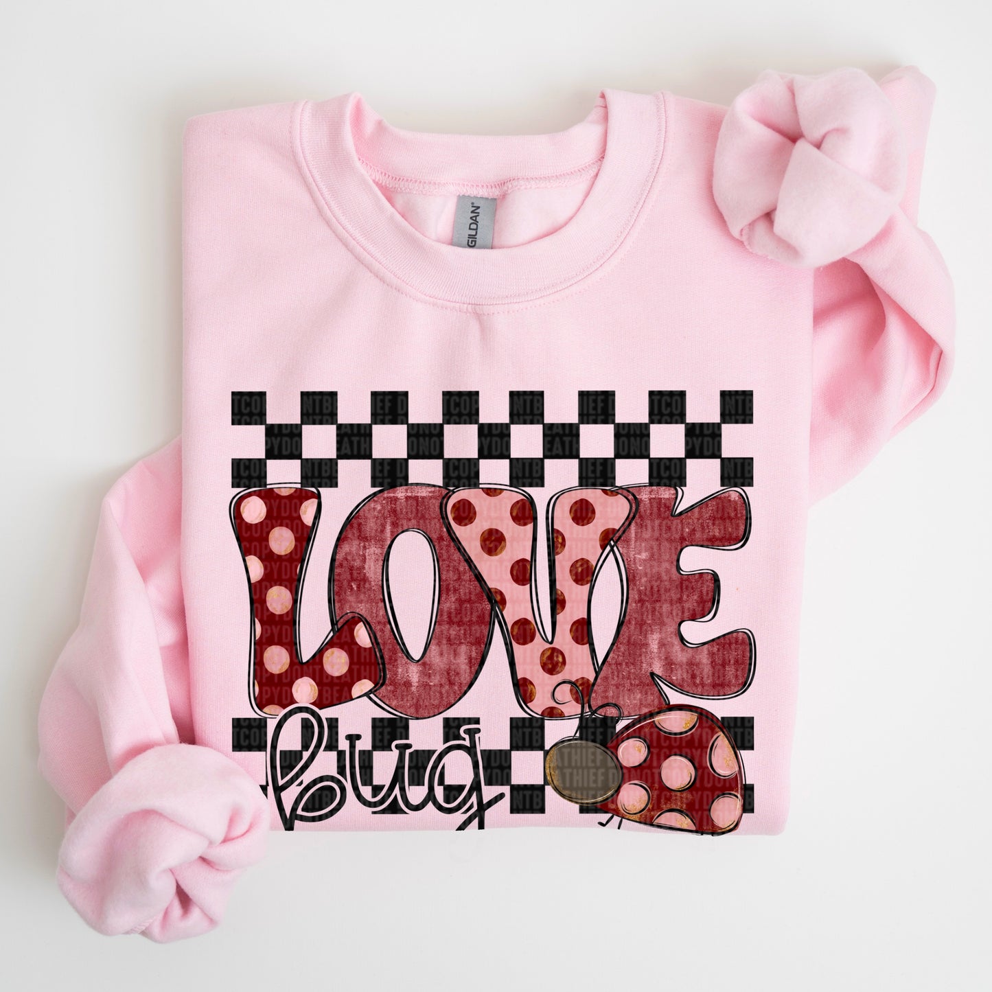 Valentines Day Love Bug Ready to Press Transfer DTF Transfer Sublimation Transfer (Copy)