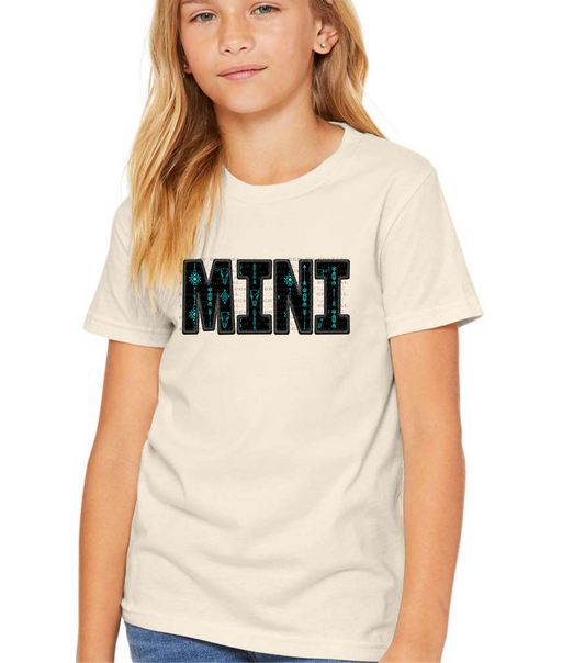 Western Mini Aztec DTF T-Shirt