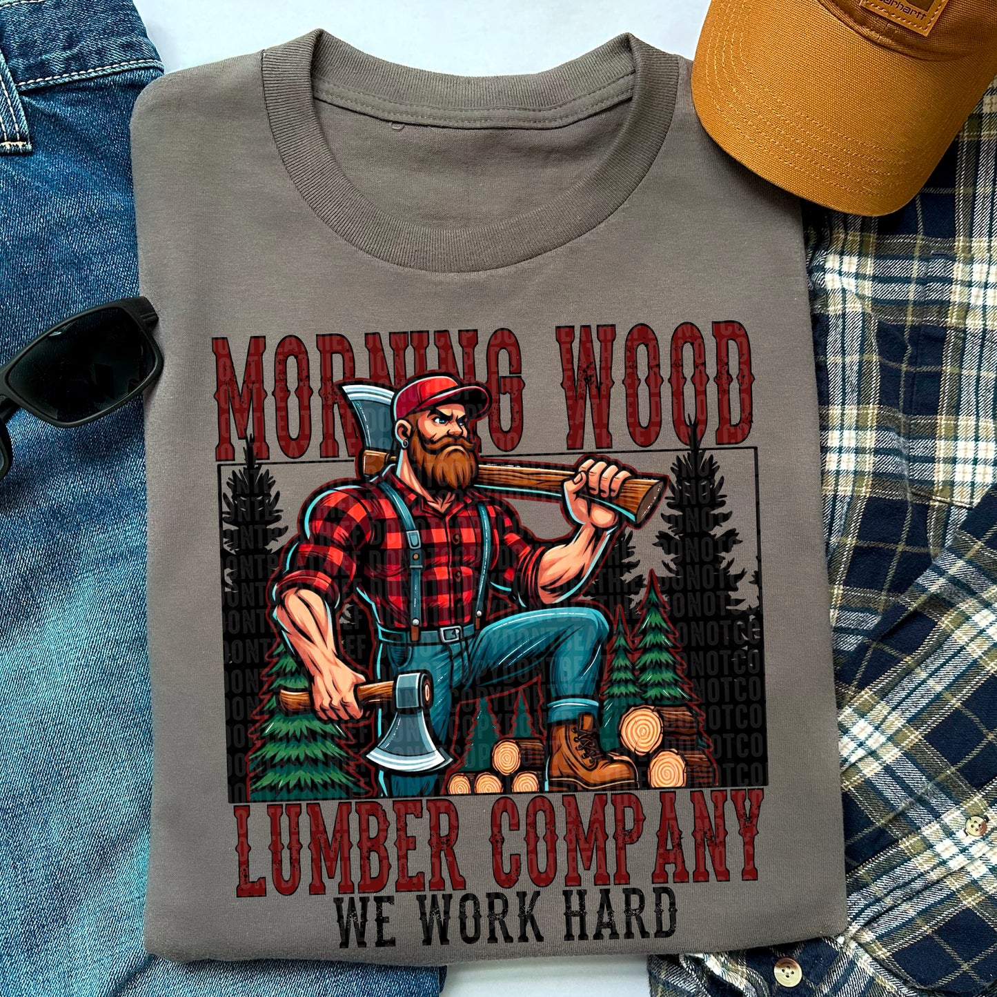 Morning Wood Ready to Press Transfer