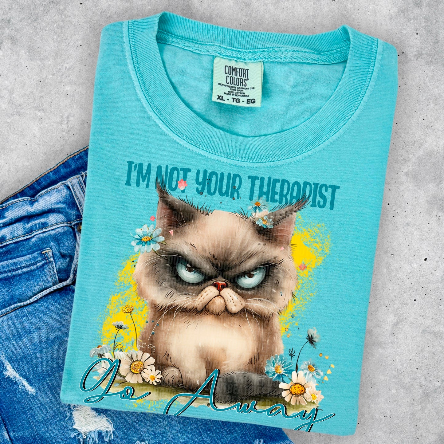 I'm Not Your Therapist Go Away Ready to Press Transfer
