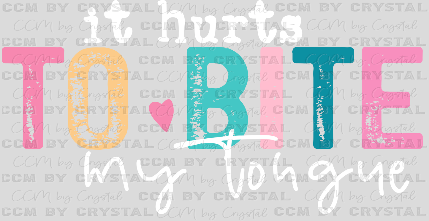 Sleeve to Speak My Mind Because...White Ready to Press Transfer
