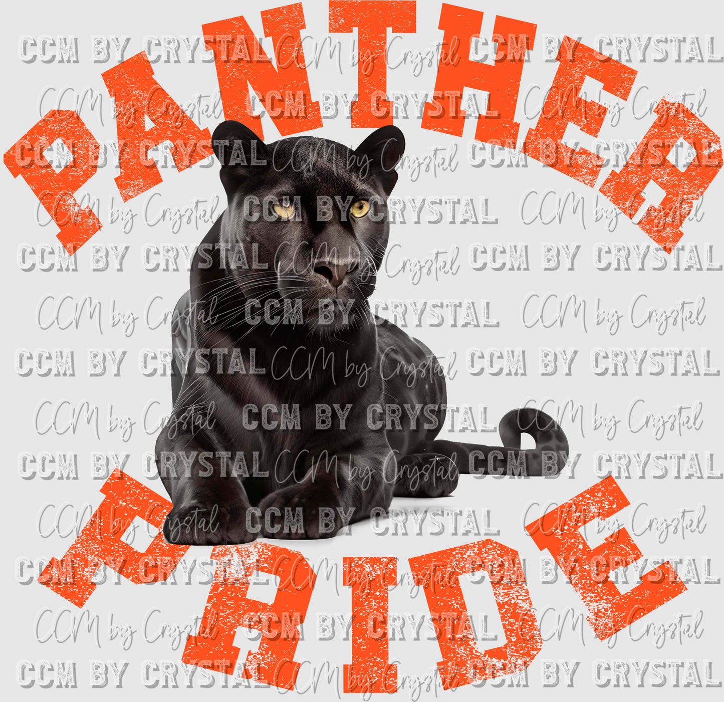 Panther Pride Mascot PNG Digital File ONLY