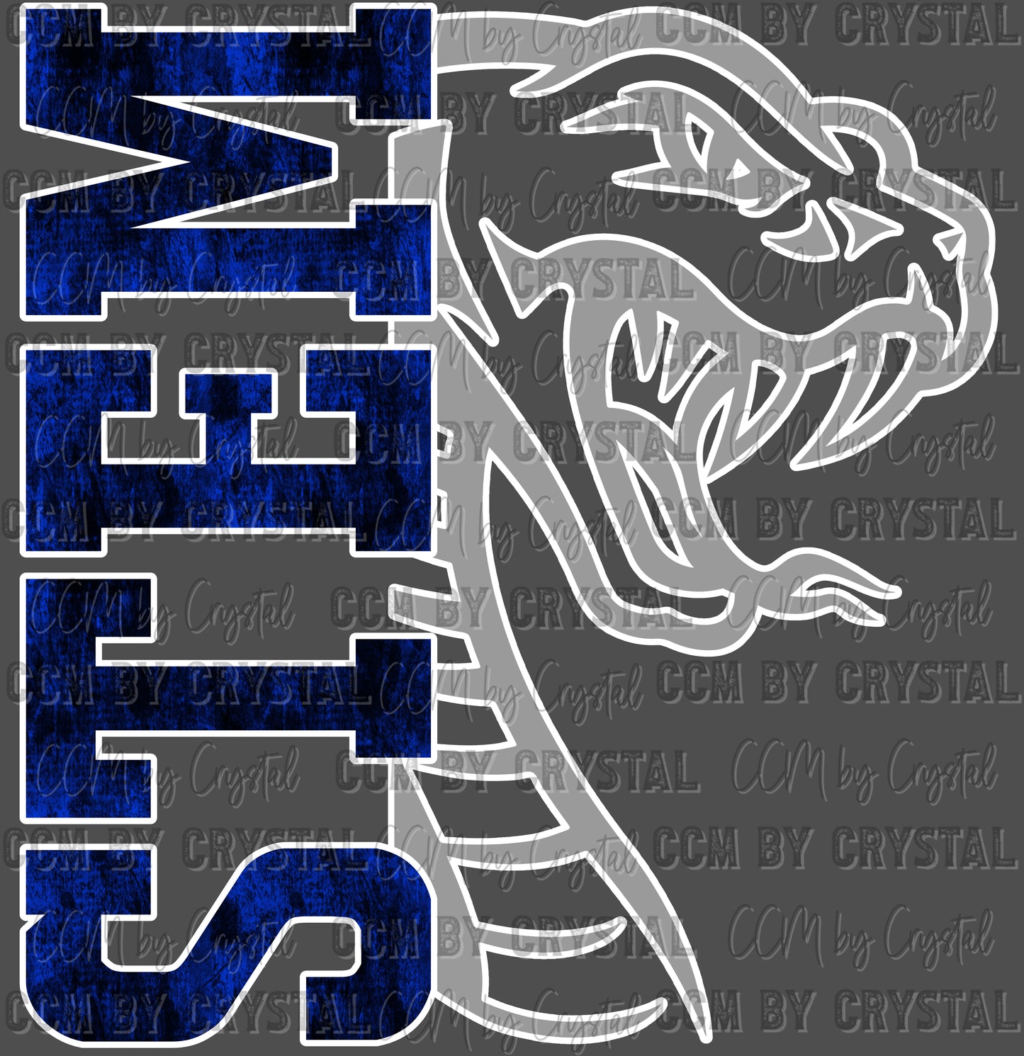 Victoria Stem Vipers Ready to Press Transfer DTF Transfer Sublimation Transfer