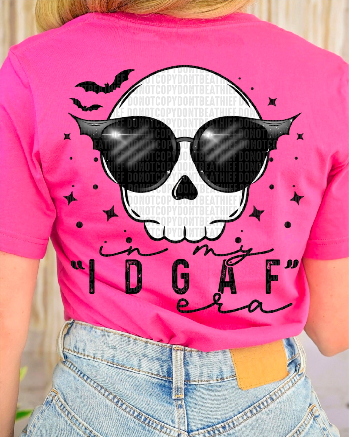 Halloween IDGAF Era Ready to Press Transfer DTF Transfer Sublimation Transfer