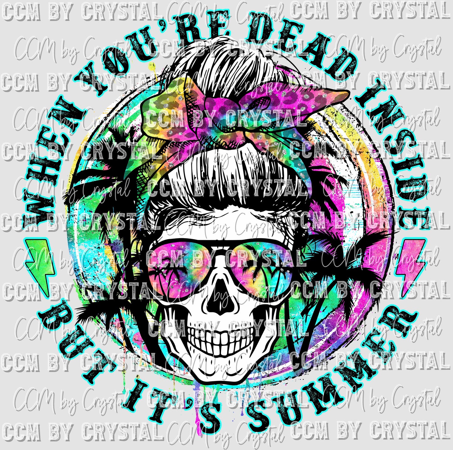 When Your Dead Inside but its Summer Ready to Press Transfer