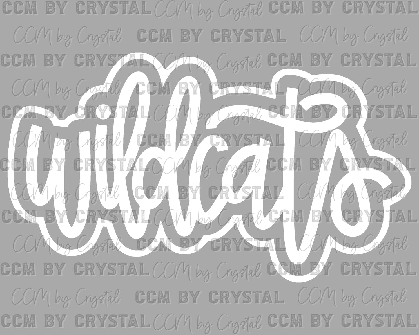 Wildcats Doodle Ready to Press Transfer DTF Transfer