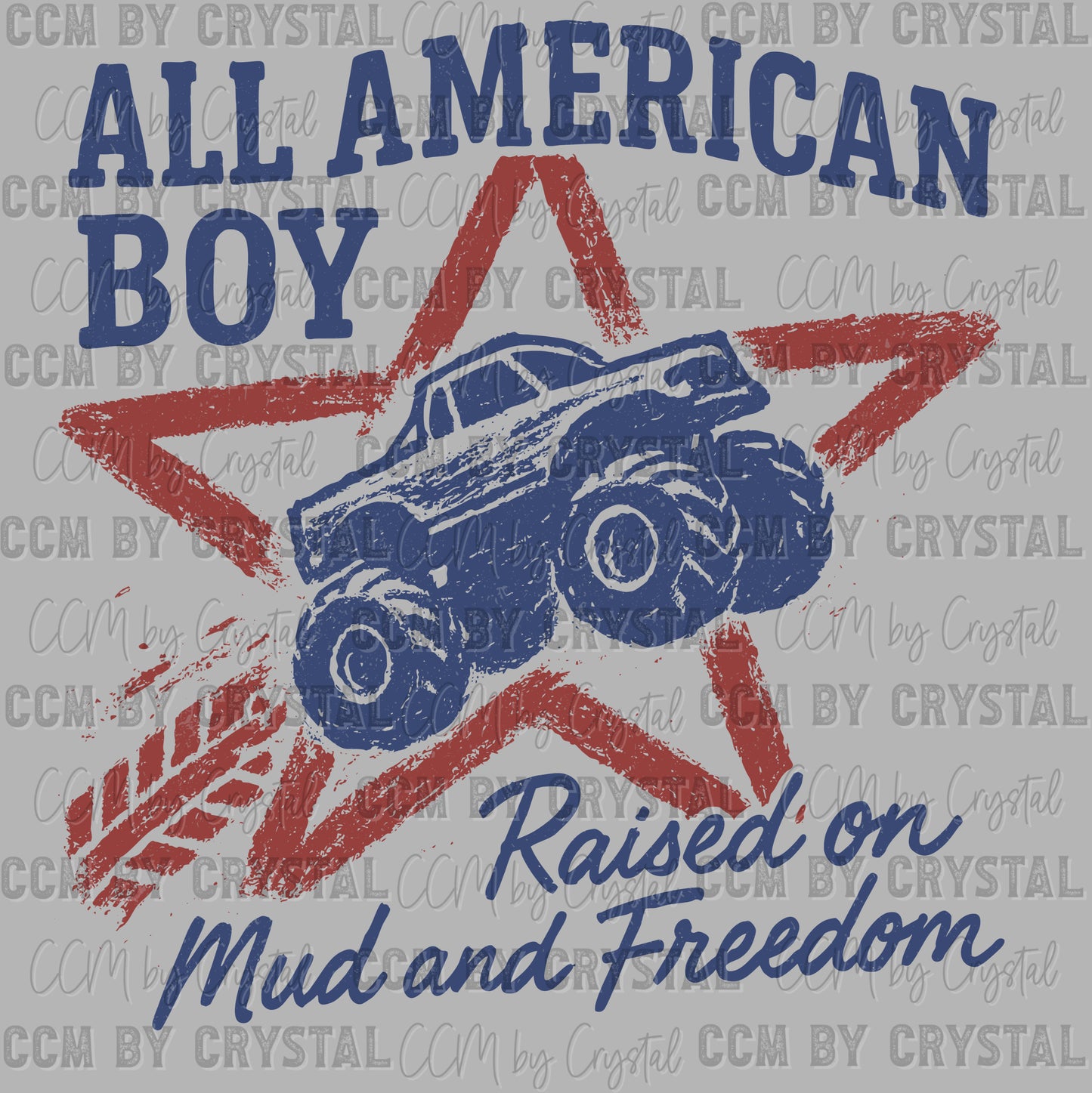 All American Boy USA Patriotic 4th of July Ready to Press DTF Transfers Sublimation Transfers