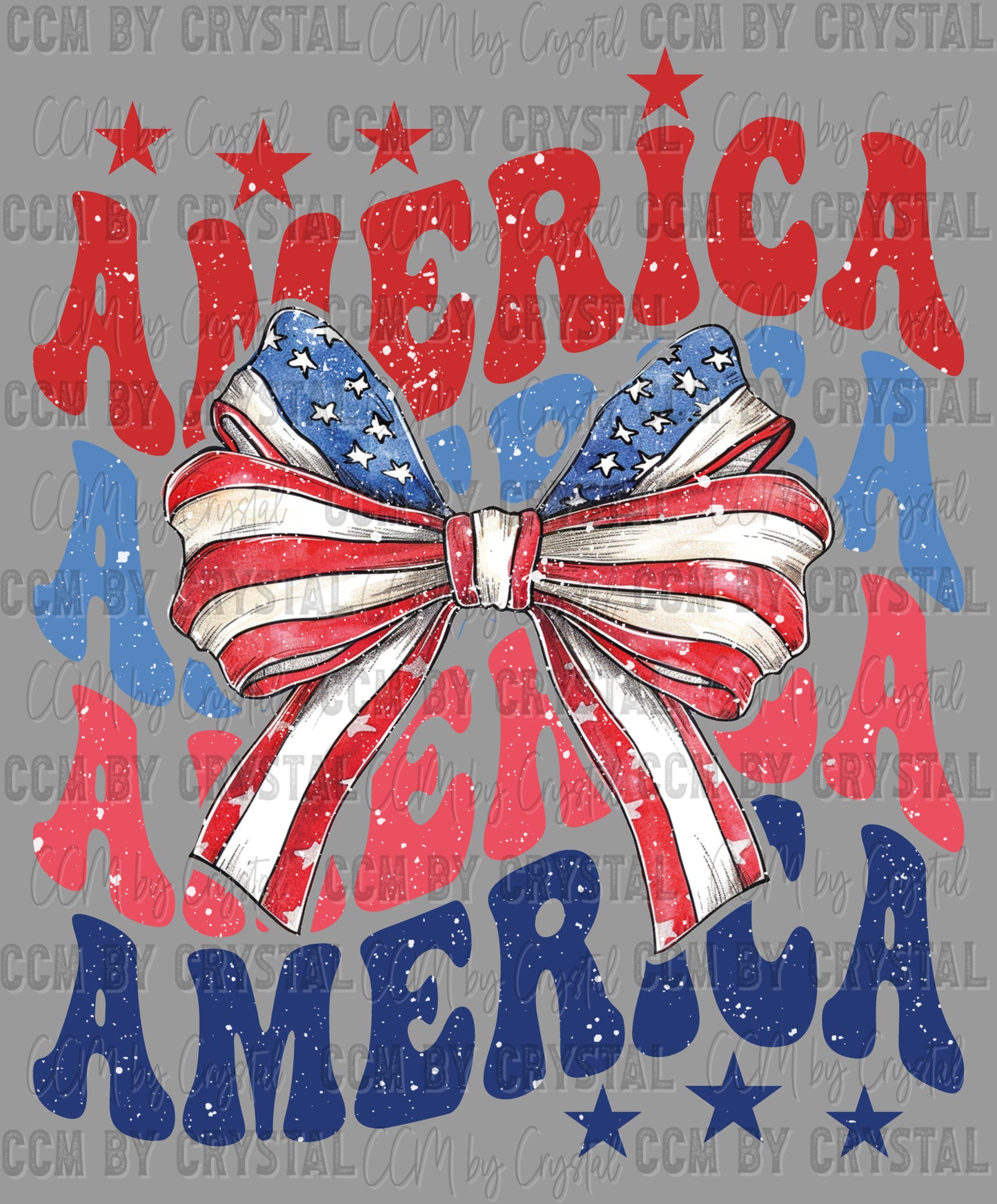 Distressed America Fourth of july Ready to Press Transfer DTF Transfer Sublimation Transfer